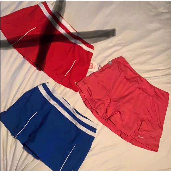Nike Dresses & Skirts - Lot of 2 tennis skirts pink Nike + blue Wilson NWT